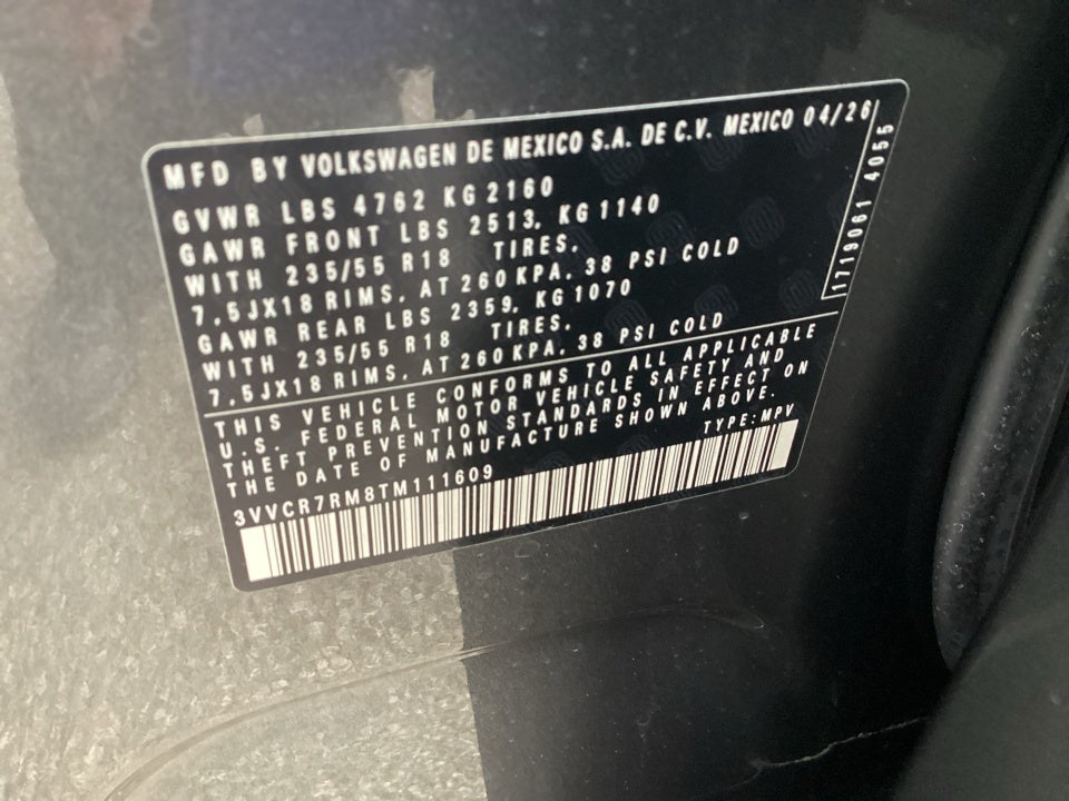 2026 Volkswagen Tiguan S