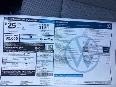 2026 Volkswagen Tiguan SE