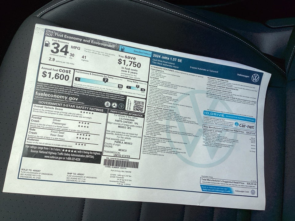2024 Volkswagen Jetta SE