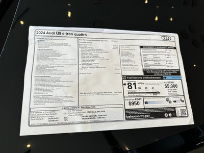 2024 Audi Q8 e-tron Premium Plus