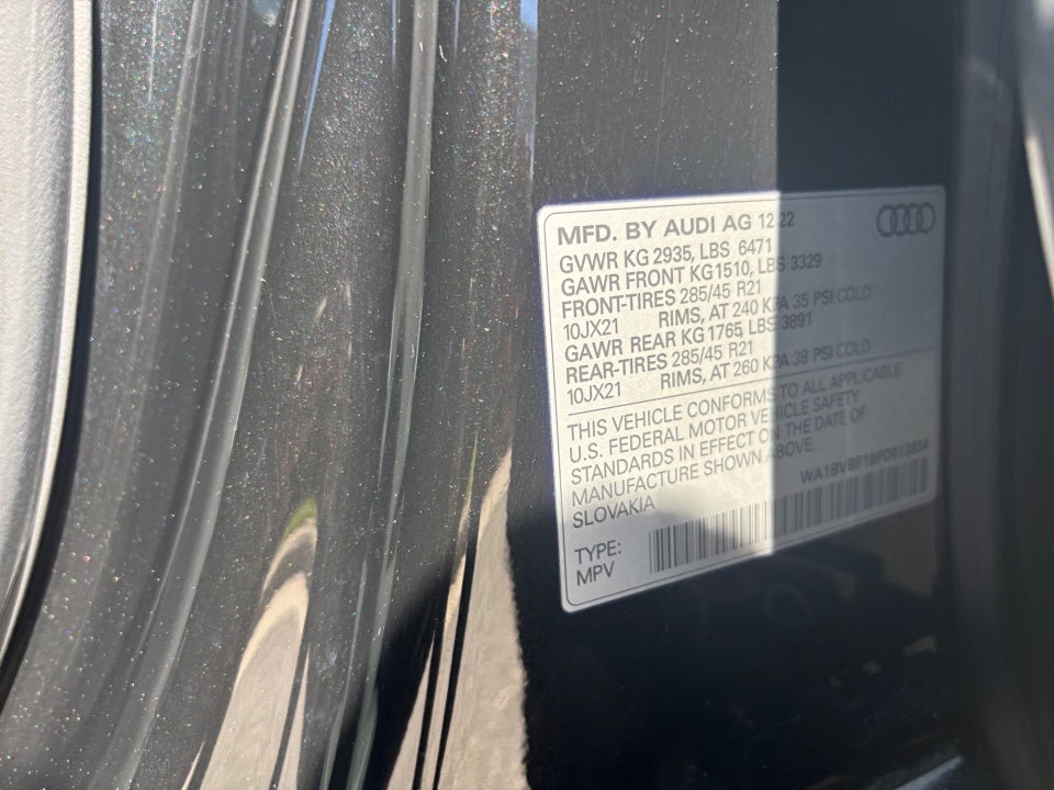 2023 Audi Q8 Premium Plus 55 TFSI quattro Tiptronic