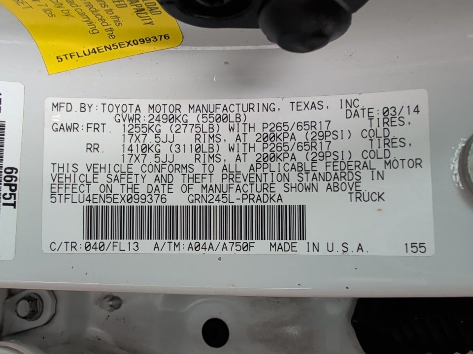 2014 Toyota Tacoma Base V6 (A5)