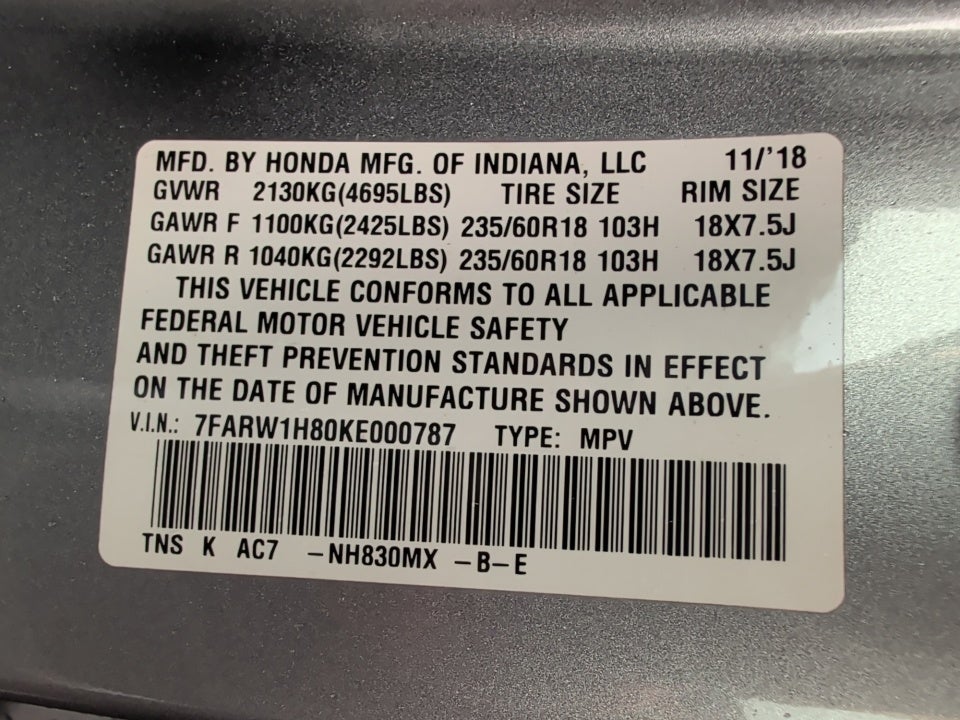 2019 Honda CR-V EX-L