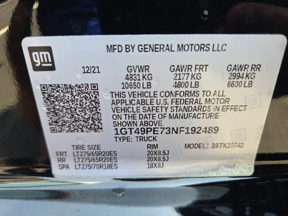 2022 GMC Sierra 2500HD AT4