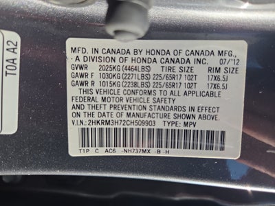 2012 Honda CR-V EX-L