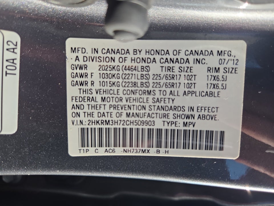 2012 Honda CR-V EX-L