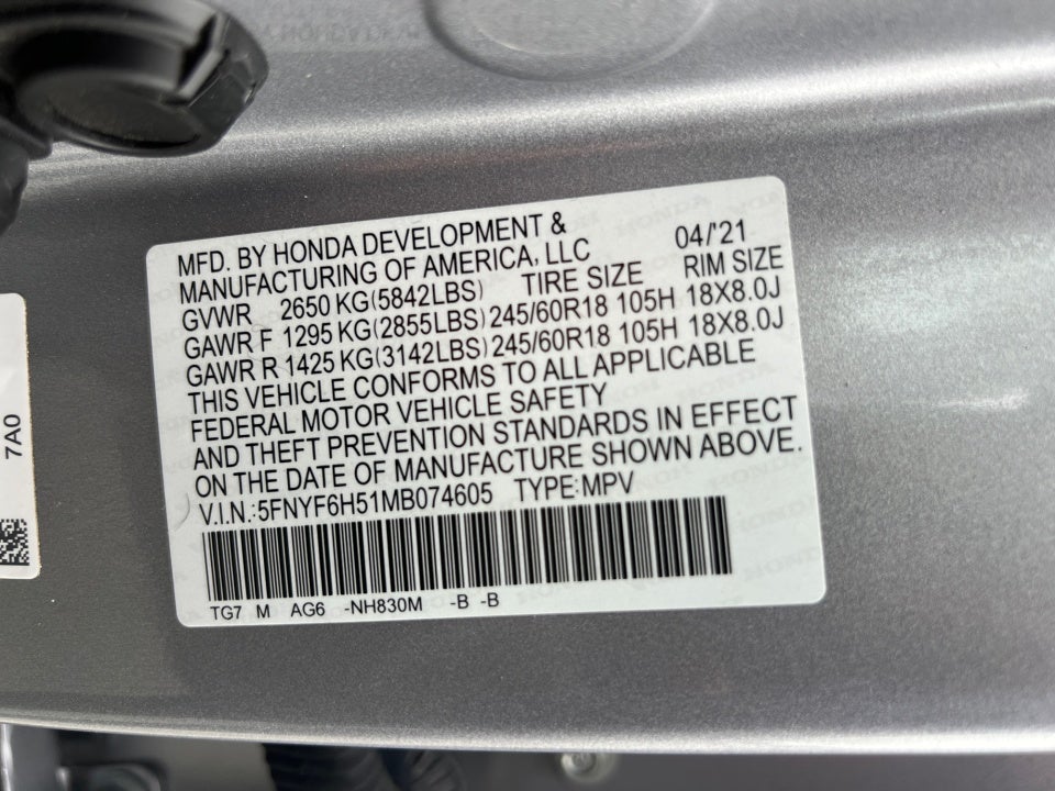 2021 Honda Pilot EX-L