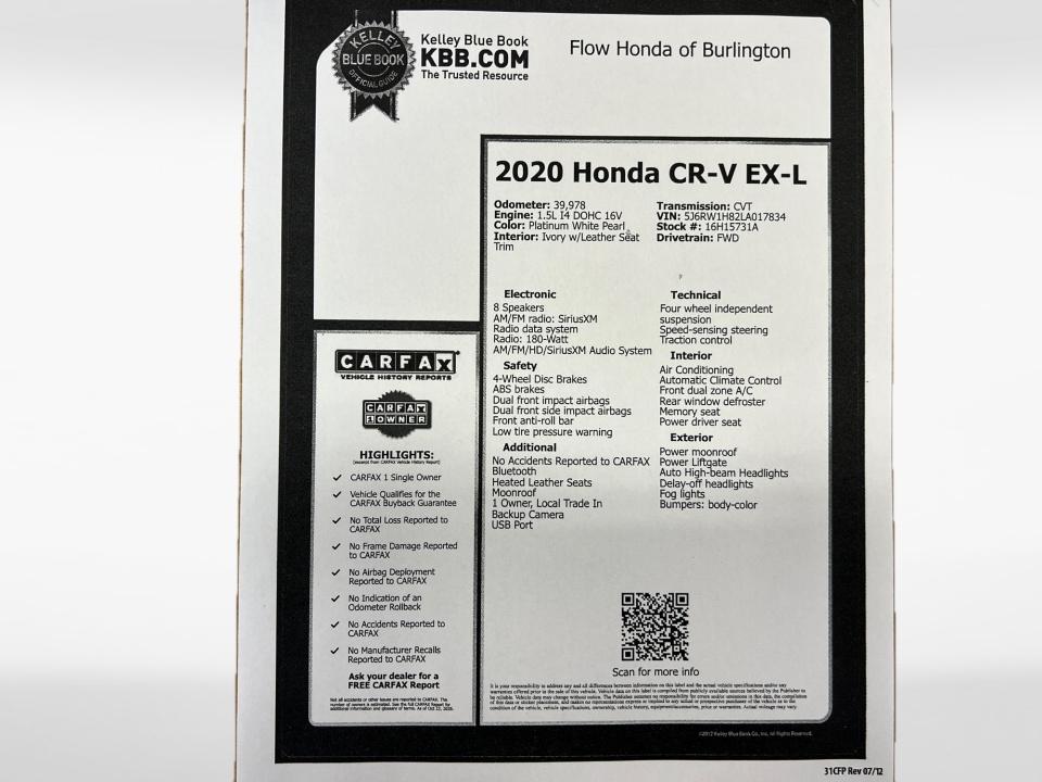 2020 Honda CR-V EX-L