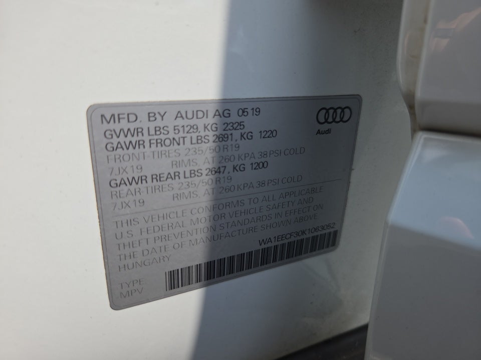 2019 Audi Q3 S line Premium Plus