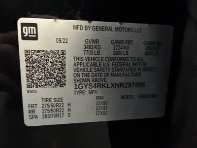 2022 Cadillac Escalade ESV Sport Platinum