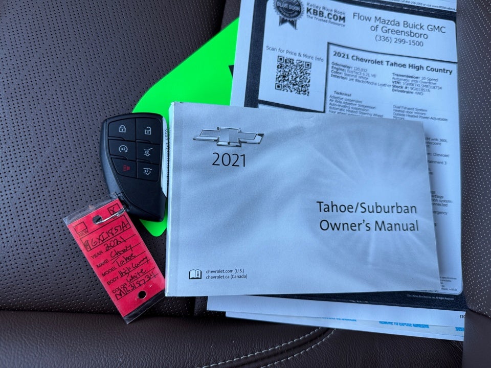 2021 Chevrolet Tahoe 4WD High Country