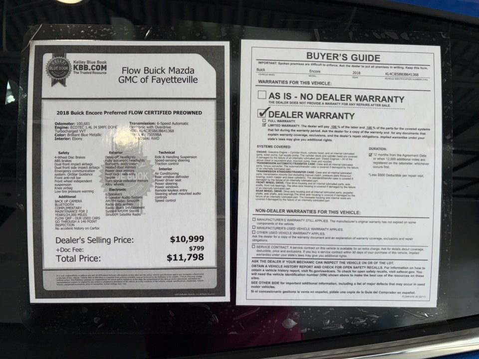 2018 Buick Encore Preferred