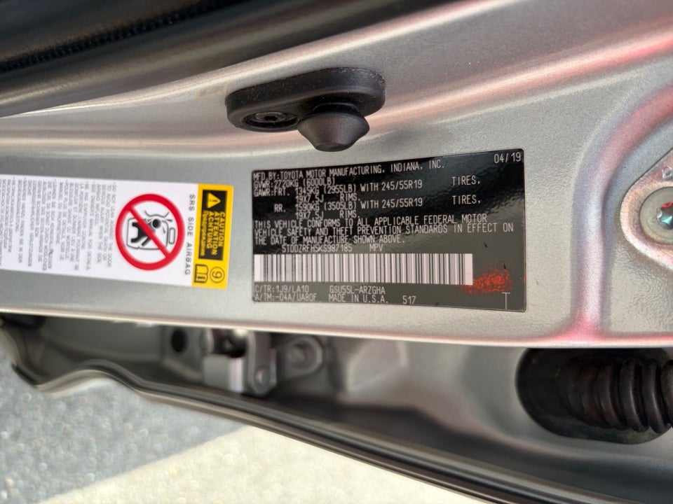2019 Toyota Highlander Limited Platinum