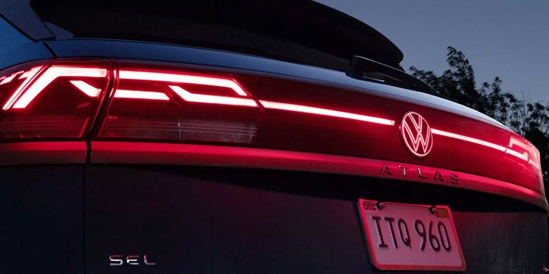 Tail light of Volkswagen Atlas-Cross-Sport