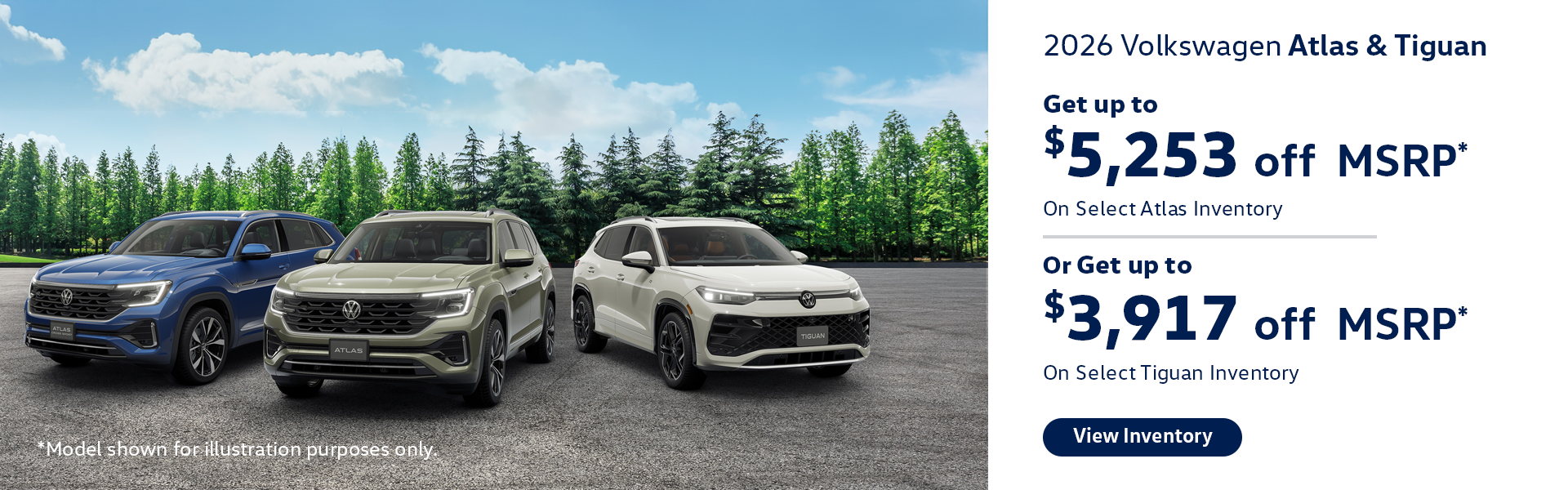 Atlas/Tiguan Offer